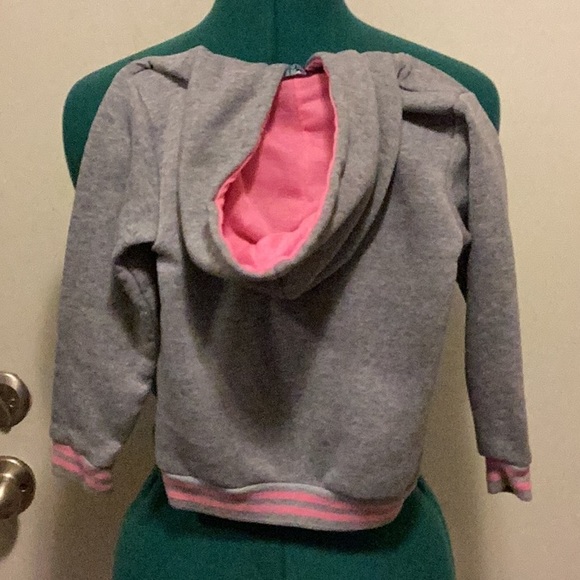 Coney Island 4T Pink& Gray Hoodie Princess Carter’s floral pants, West Coast T - Picture 6 of 16